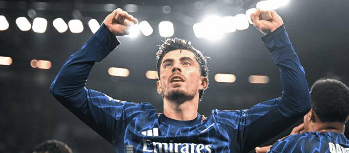 Havertz scored the winning goal to secure the victory for his team, and afterwards praised Martinelli and Raya. Havertz scored the winning goal to secure the victory for his team, and afterwards praised Martinelli and Raya.