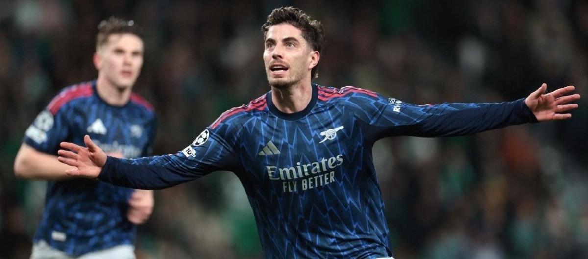 Champions League – Havertz scores as Arsenal beat Sporting CP 1-0.