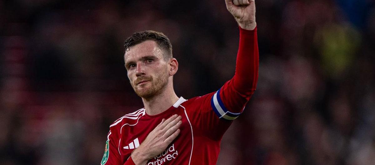 Andy Robertson to leave Liverpool at the end of the season.. Andy Robertson to leave Liverpool at the end of the season..