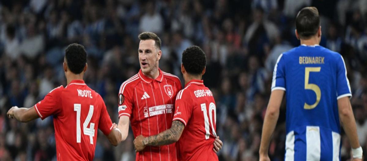 Europa League – An own goal by Matim leads Porto to a 1-1 draw at home against Nottingham Forest.