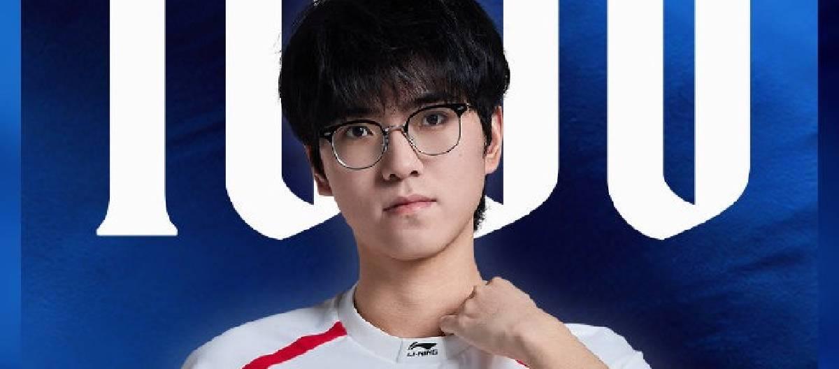 WBG eSports Club player Zika reaches the milestone of 1000th kill in his professional career.