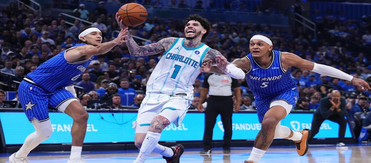 With 25 points from Bankel and 18 from Wagner, the Magic easily defeated the Hornets 121-90.
