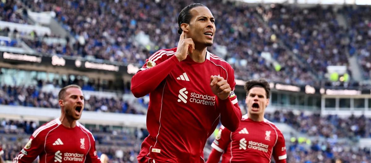 英超联赛——范迪克建功　利物浦2比1绝杀埃弗顿