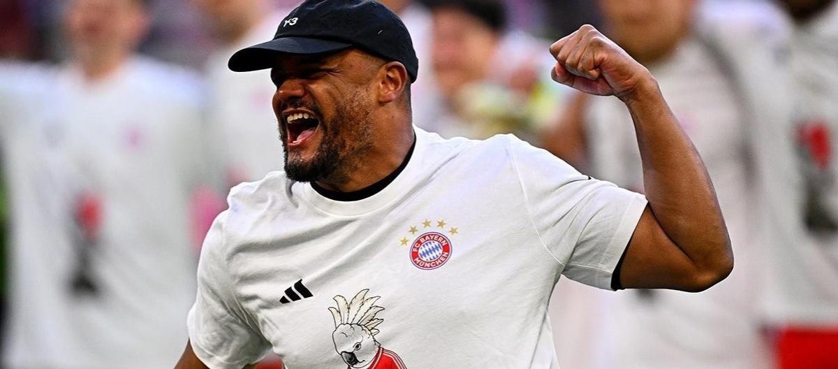 Bayern Munich secured the Bundesliga title early; Kompany: This was the culmination of a tremendous amount of hard work.