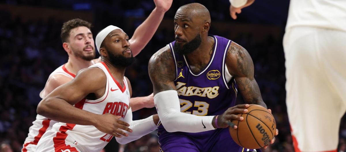 Lakers lose to Rockets again; Redick says they must find areas for improvement.