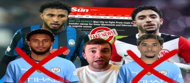 Fabrizio Romano refuted fake rumours claiming that Manchester City "hopes" to sign Eintracht Frankfurt's Egypt international forward Omar Marmoush and Atalanta's Brazil international defensi