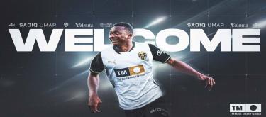 Real Sociedad's Nigeria international center forward Umar Sadiq joins Valencia on-loan..