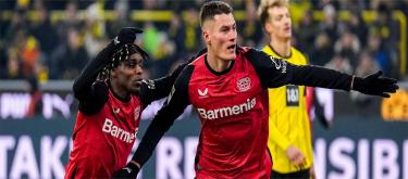 Bundesliga - Patrik Schick scores twice as Leverkusen beats Dortmund 3-2