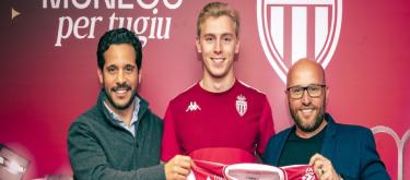 Monaco signs 21-year-old Danish center forward Mika Bires with a contract until June 2029
