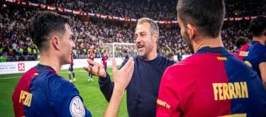 Hansi Flick proud to coach Barcelona