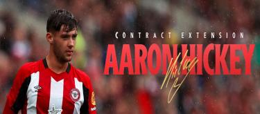 Brentford completes contract extension with Scotland international defender wonderkid Aaron Hickey..