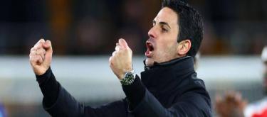 阿森纳主帅阿尔特塔赞扬球员在比赛中表现的精神