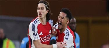 Arsenal beat Wolves 1-0 as Arteta praised players for showing great courage and wisdom