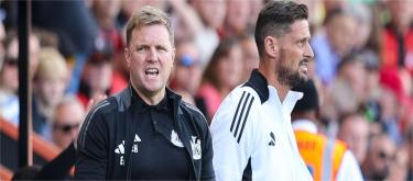 埃迪·豪敦促纽卡斯尔以积极和充满侵略性迎战阿申纳