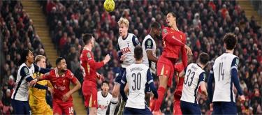 English League Cup - Salah scored as Liverpool beat Tottenham Hotspur 4-0