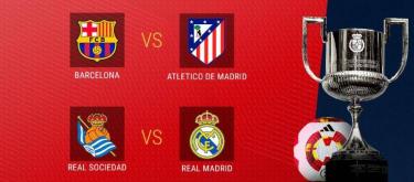 巴塞罗那将在西班牙国王杯半决赛再次对阵马德里竞技