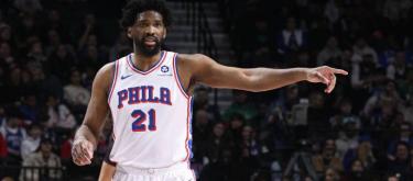 Philadelphia 76ers center Joel Embiid is out for the season due to injury