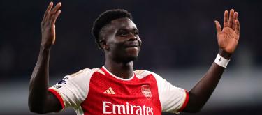 Mikel Arteta says Saka will not be back on the pitch any time soon