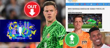 Maliciously hyped-up Marc-André ter Stegen, who has been ruled out for the rest of the season due to injury "may miss the UEFA Champions League final, because his player registration spot ha