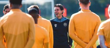 Thomas Frank is confident the game against Arsenal will be a tough test