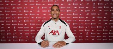 Liverpool captain Virgil van Dijk signs contract extension