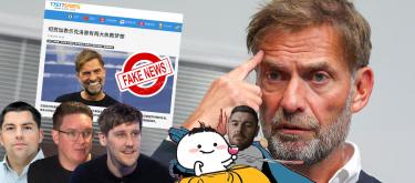 Our website's infamously notorious female rumour monger "Ms. Hype Up" jointly slammed by multiple renowned English Liverpool team correspondents for falsely claiming that "one of" Jürgen Klo
