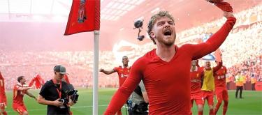 团结一致赢下英超冠军　利物浦中场埃利奥特：这份坚持终于得到回报