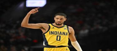 Haliburton set a record with three-pointers in a single quarter, and the new king of the Pacers shines in the playoffs