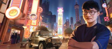 Mercedes-Benz sent Uzi an all-electric Mercedes-Benz G-Class SUV