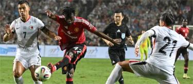 Friendly match - Obie Martin scored two goals as Manchester United beat Hong Kong 3-1