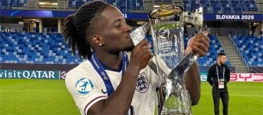 英格兰U21实现卫冕　乔纳森·罗维：我们的共同目标就是夺冠