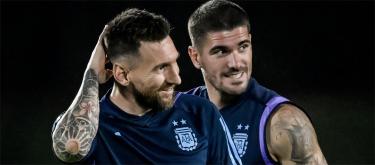 德保罗称赞梅西是一名对自己很严格的球员