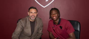 Torino completes contract extension with young Sweden U21s international winger Alieu Njie..
