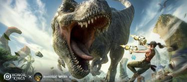 Honor of Kings international server collaborates with the Jurassic World: Rebirth movie..