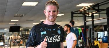 De Bruyne feels very honored to wear the retired No. 10 jersey to participate in training