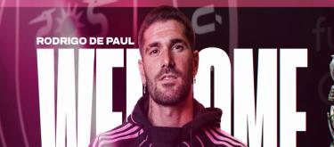 Atletico Madrid midfielder De Paul officially announced his departure from the team and will join Miami International