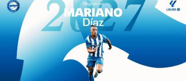 Alavés signs forward Mariano Diaz until 2027