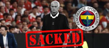 Fenerbahçe sacked José Mourinho after the club failed to secure UEFA Champions League qualification following loss to Benfica..