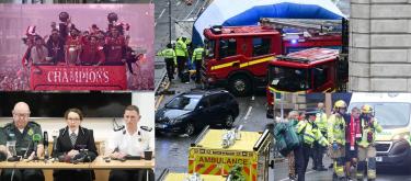 Male suspect in Liverpool's Premier League title parade incident denied all 31 charges against him..