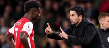Arteta updates the team's injury situation: Saka is out, Saliba and White are expected to return