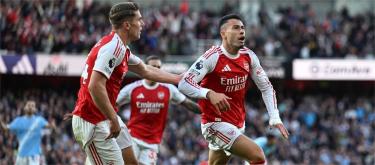 Premier League - Martinelli scores as Arsenal draws 1-1 with Manchester City