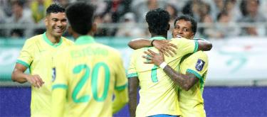 Friendly match - Rodrigo scored twice as Brazil beat South Korea 5-0
