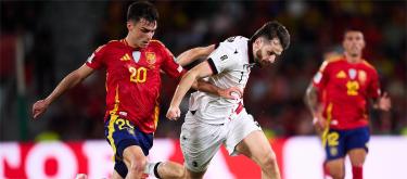 World Cup Qualifiers - Oyarzabal scores as Spain defeats Georgia 2-0
