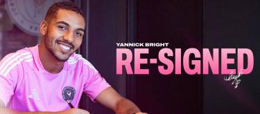 Inter Miami completes contract extension with Italian defensive midfielder Yannick Bright..