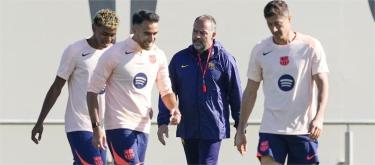 Flick is satisfied with Barcelona's training performance as they face another Champions League challenge.