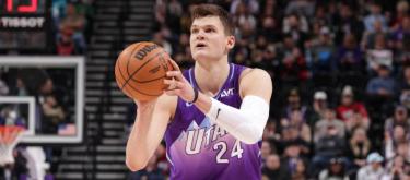 Utah Jazz center Walker Kessler's season is over due to a shoulder injury.