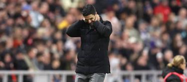 Arsenal's 10-game winning streak came to an end, with Arteta admitting his disappointment.