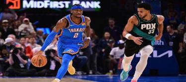 亚历山大轰37分 雷霆122-95大胜开拓者