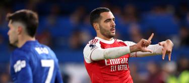 ◤Premier League◢ Mikel Merino's header rescues a point for Arsenal in their 1-1 away draw against 10-man Chelsea..