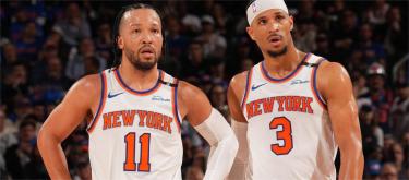 The Knicks advance to the NBA Cup semifinals; Mike Brown praises Josh Hart's outstanding performance.